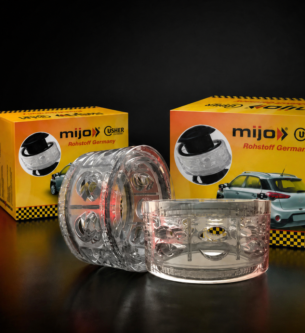 MIJO Cusher coil spring buffer range